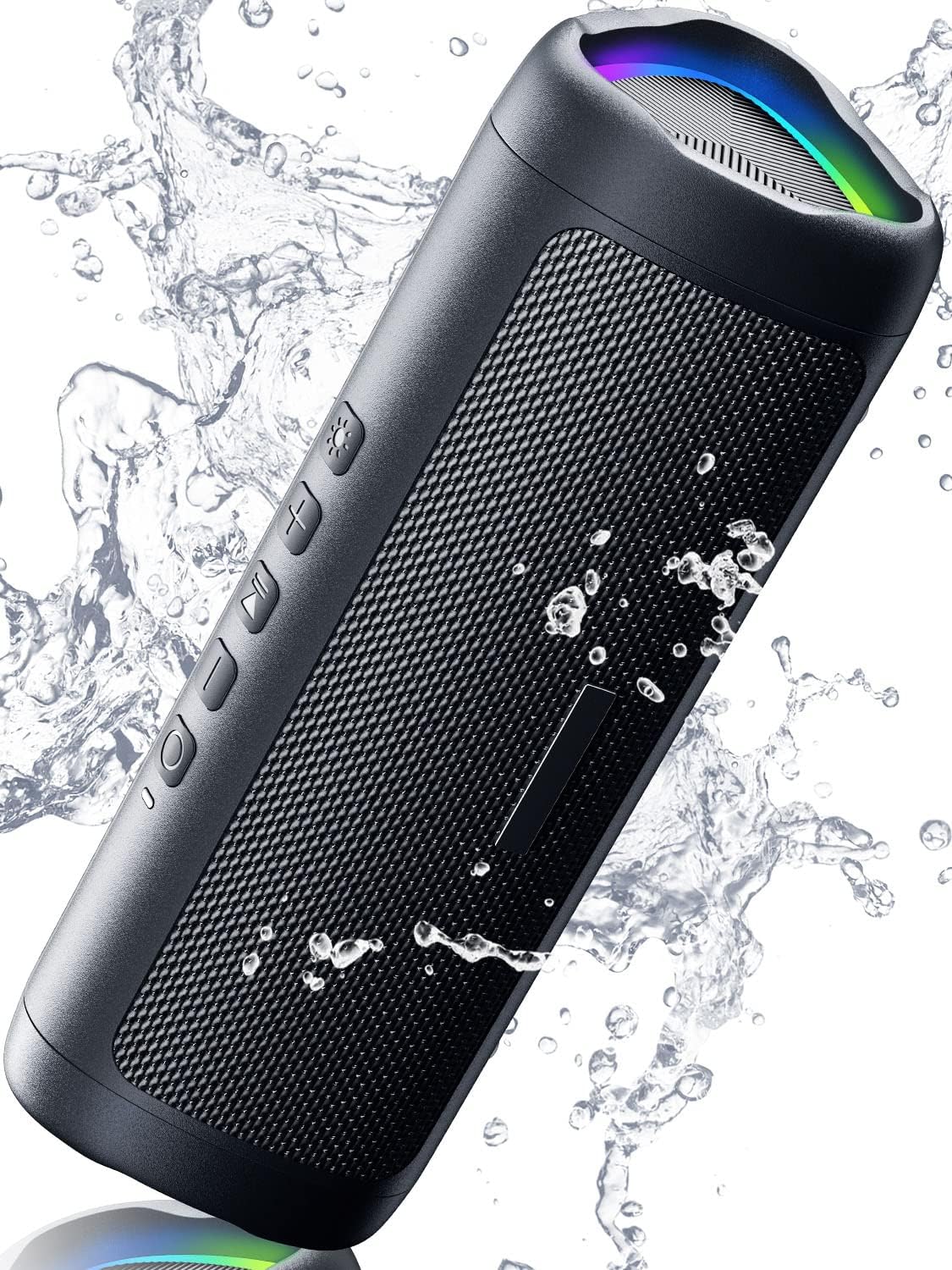 Bluetooth Speaker with HD Sound, Portable Wireless, IPX5 Waterproof, Up to 20H Playtime